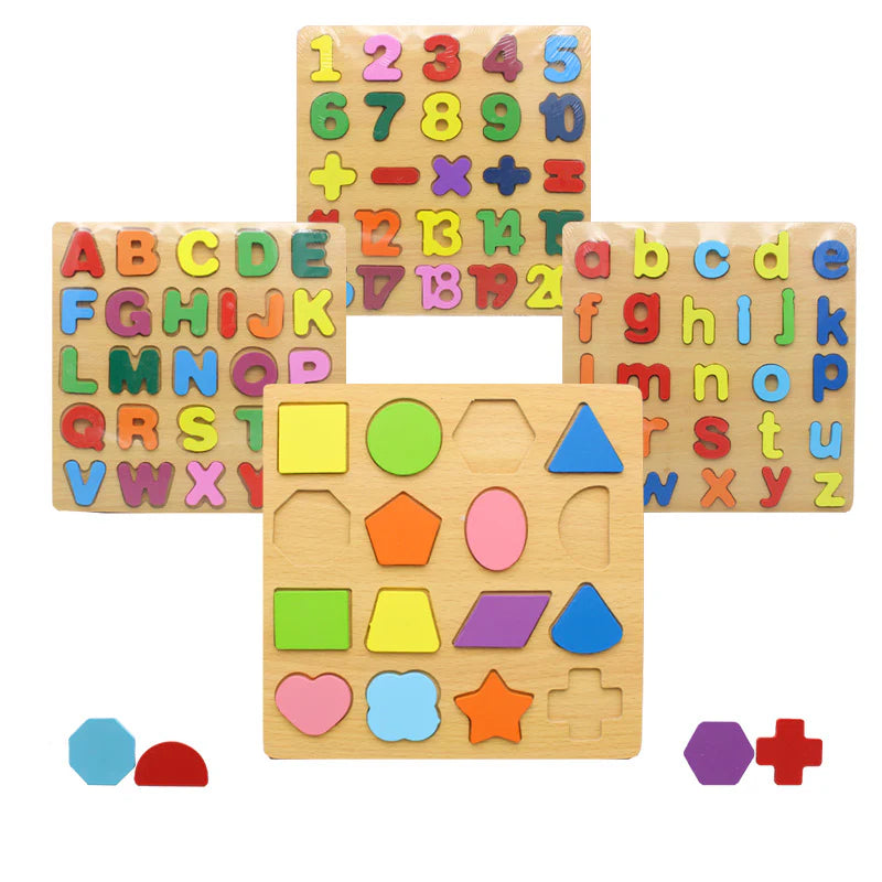 3D Wooden Educational Puzzle Board
