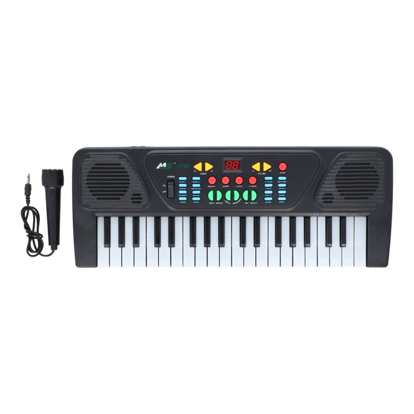 37-Key Kids Electronic Keyboard Piano with Microphone