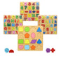 3D Wooden Educational Puzzle Board