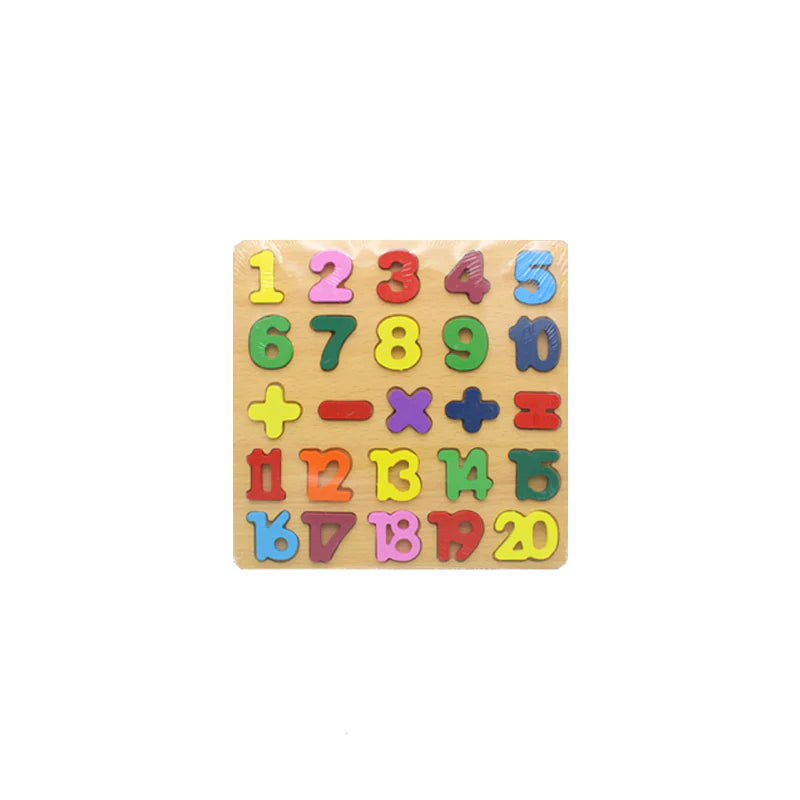 3D Wooden Educational Puzzle Board