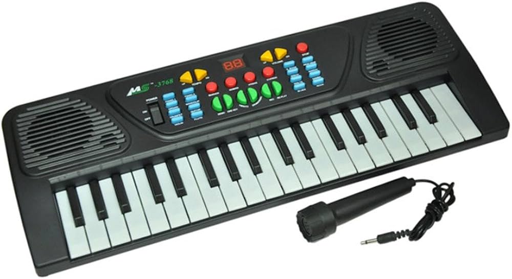 37-Key Kids Electronic Keyboard Piano with Microphone