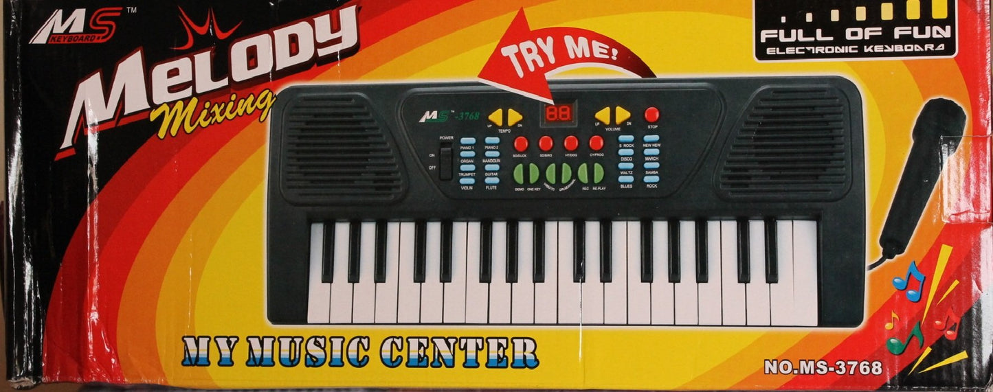 37-Key Kids Electronic Keyboard Piano with Microphone