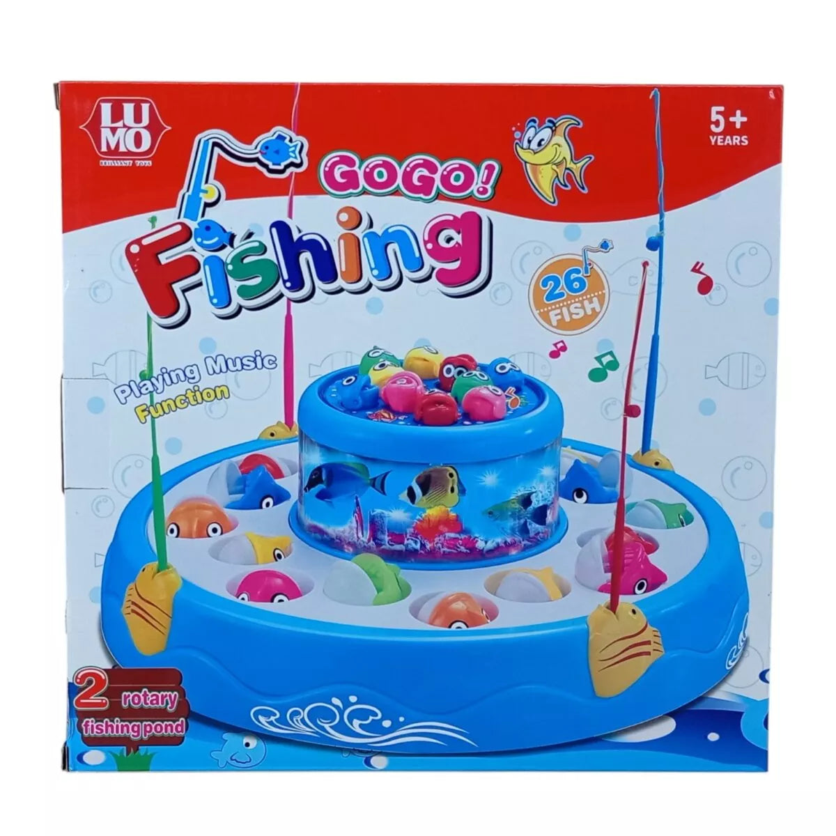 GOGO Double Layer Musical Fishing Game