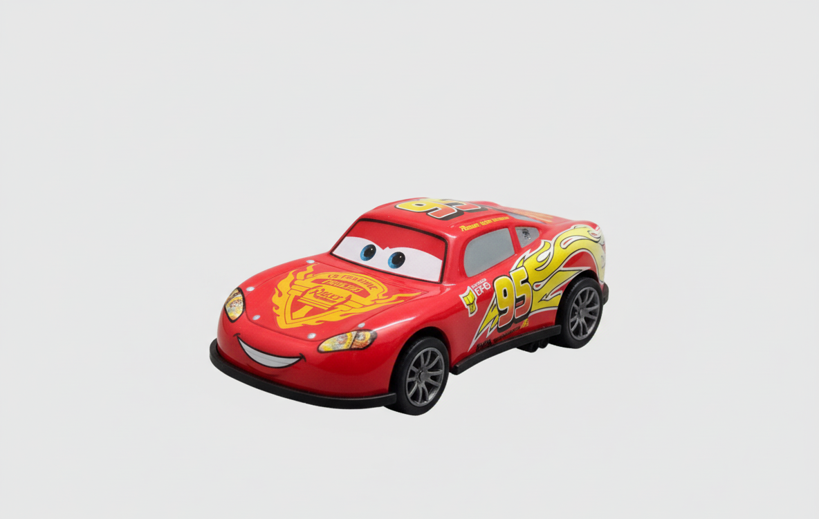 Die-Cast '95' Red Race Car Set (3+)