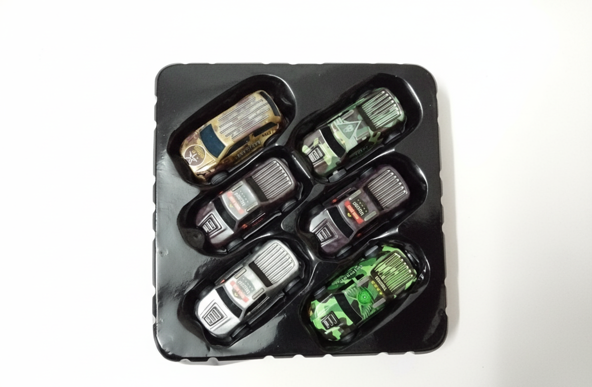 6-Piece Die-Cast Military Vehicle Set for Kids 3+