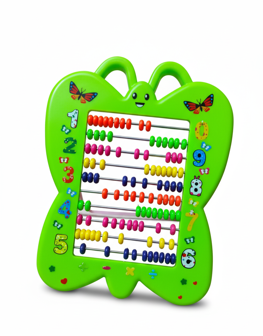 Green Butterfly Educational Abacus Toy