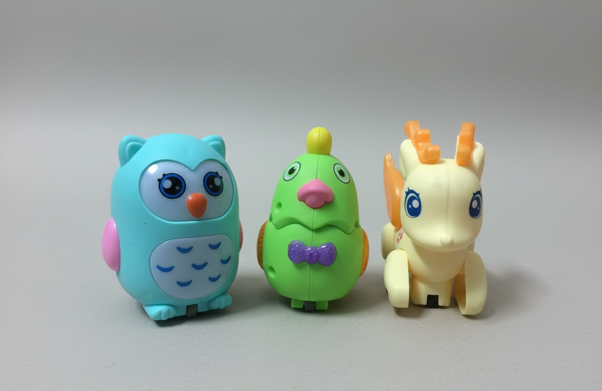 3-Pack Cute Animal Wind-Up Toys for Kids