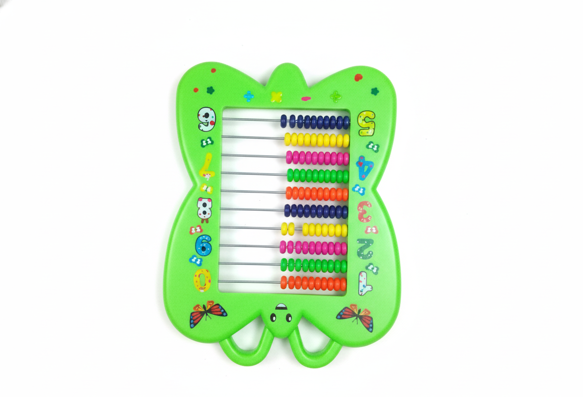 Green Butterfly Educational Abacus Toy