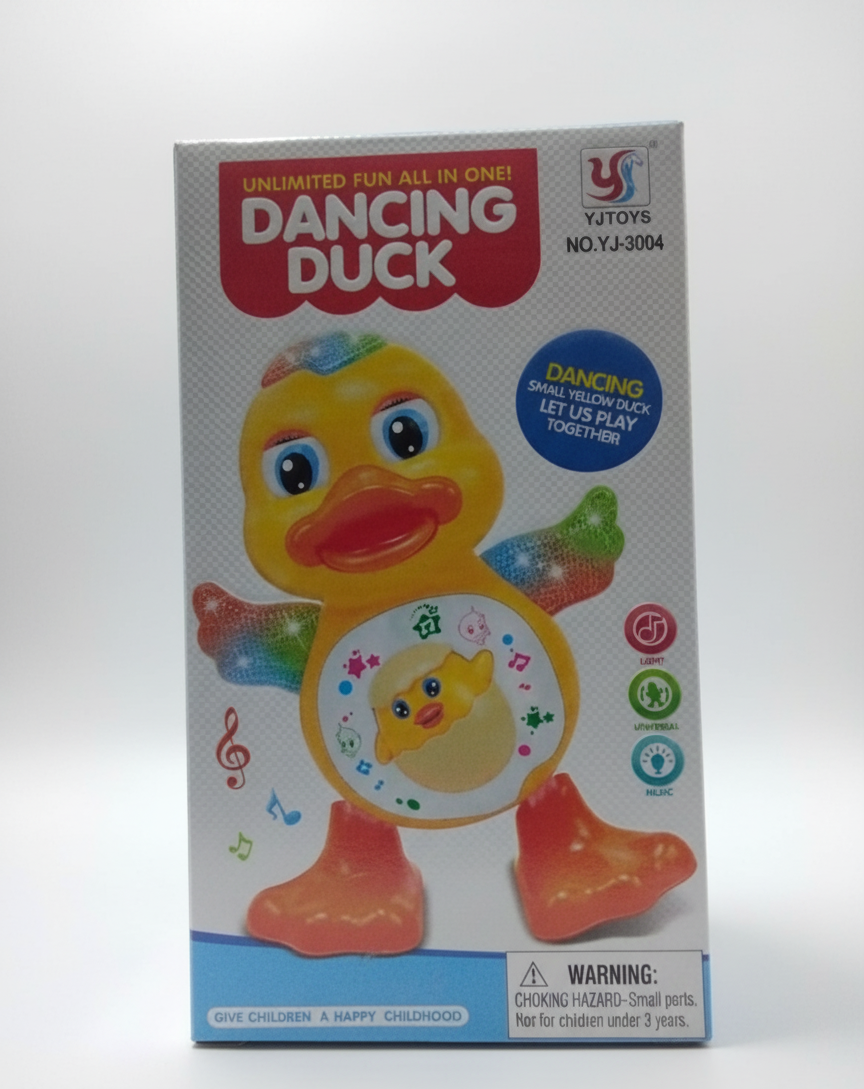 YJTOYS Dancing Yellow Duck Toy, Light &amp; Music