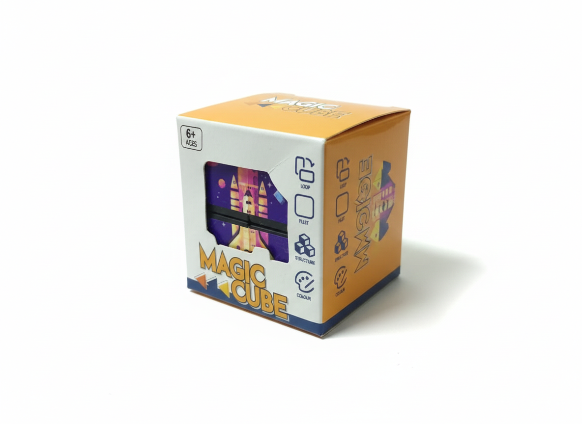 3-Pack Magic Cube Puzzle Collection (Pyraminx &amp; Magnetic Art)