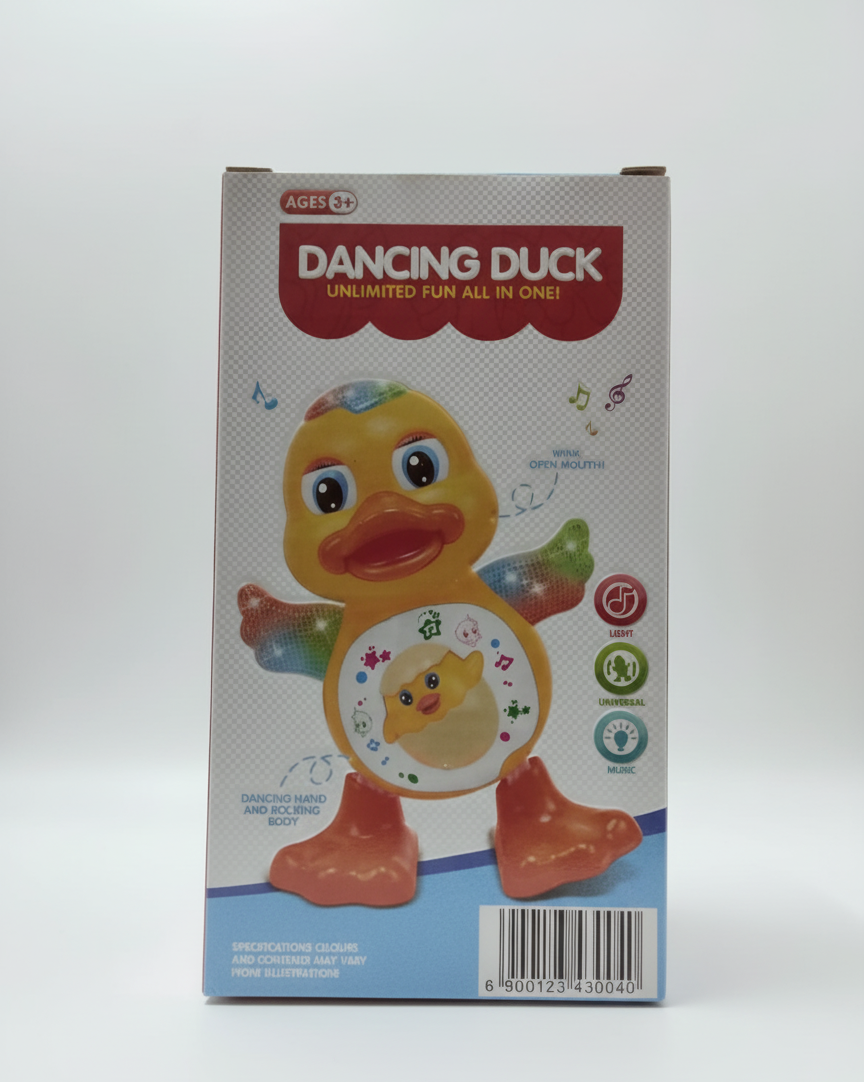 YJTOYS Dancing Yellow Duck Toy, Light &amp; Music