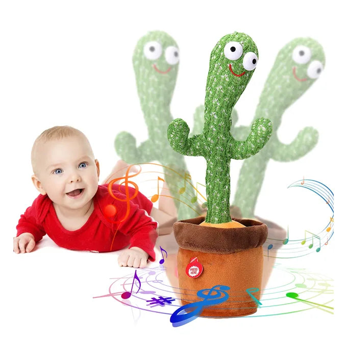 Dancing Cactus Toy – Singing, Talking & Light-Up Fun for Kids