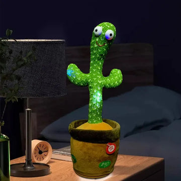 Dancing Cactus Toy – Singing, Talking & Light-Up Fun for Kids