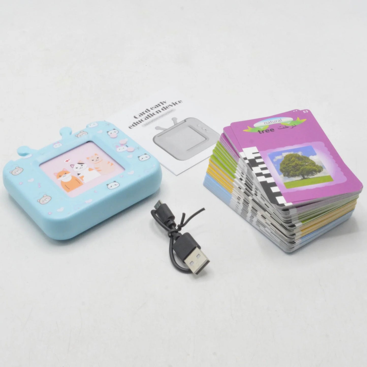 Early Education Card Reader Device – 218 Words Learning Machine for Kids