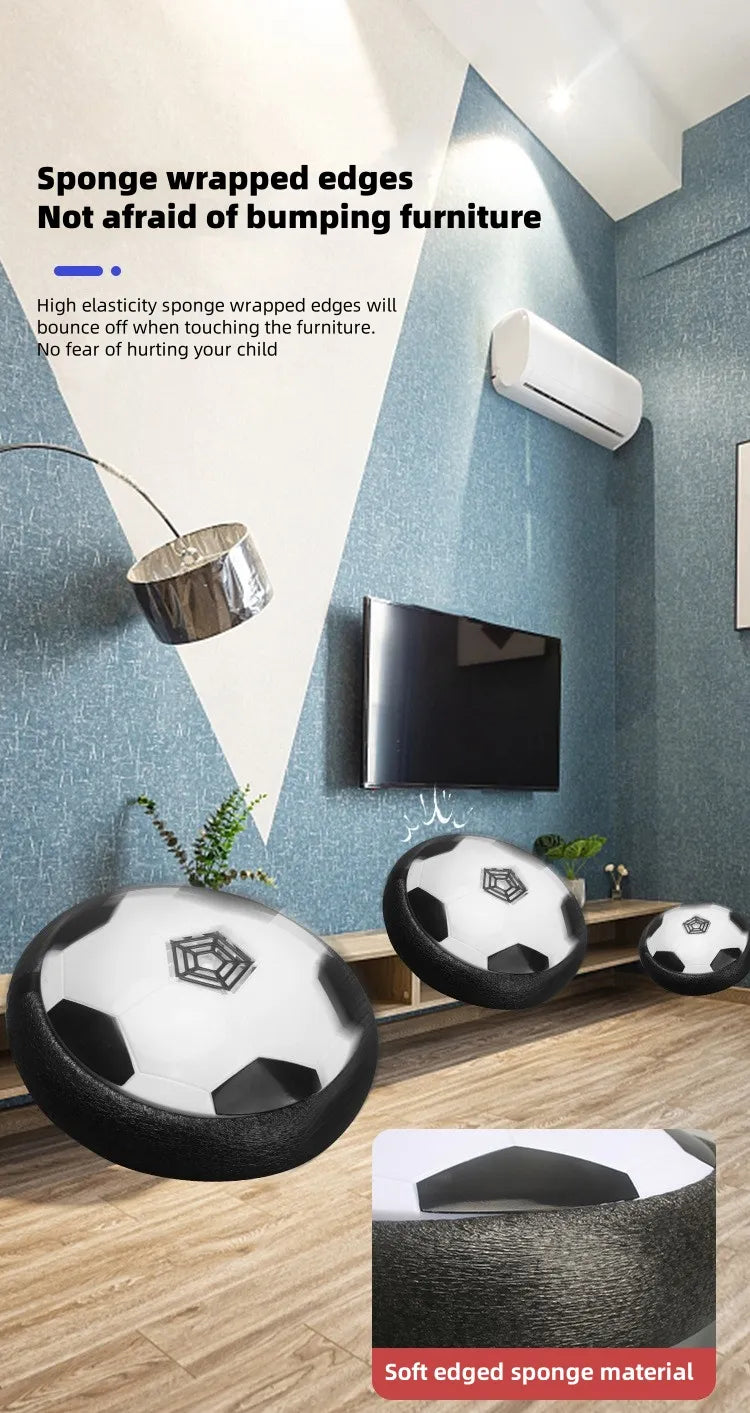 Hover Soccer Ball – Indoor Air Football Toy with Lights & Music