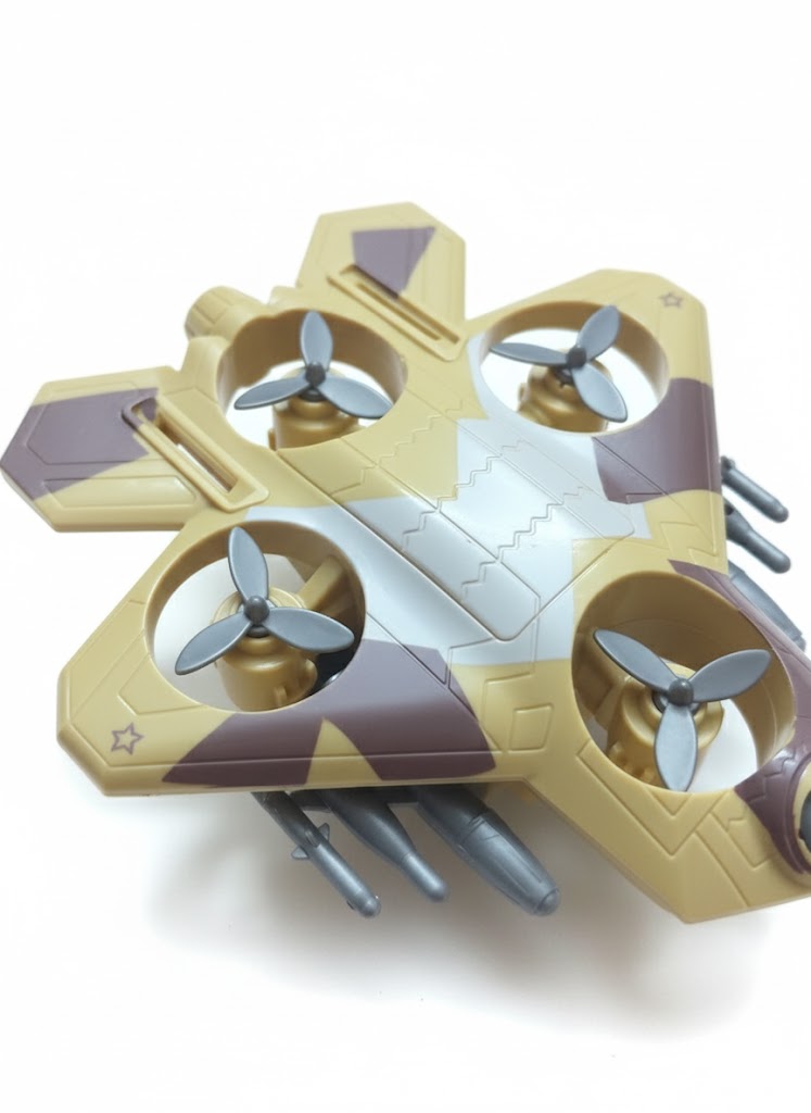 Transforming Desert Camo Stealth Jet Toy - Ultimate Collectible