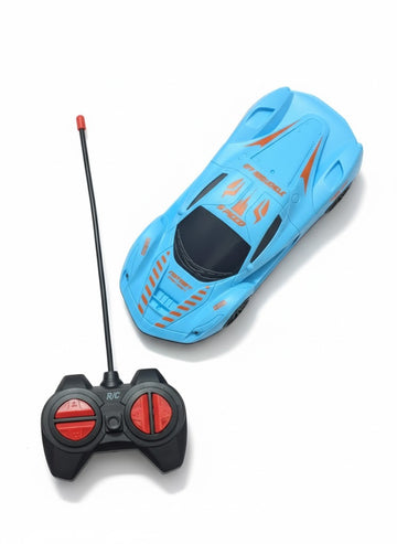High-Speed Blue R/C Sports Car with Controller - Fast Drift Racing Toy